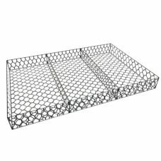 Габион двойного кручения матрацно-тюфячный оцинкованный полимерный (ЦП ПВХ) ГСИ-М 60х80 (С60) 3х2х0,17х3,4 мм 1,02 м3 ГОСТ Р 52132-2003