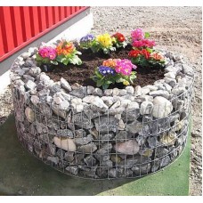 Габион ландшафтный клумба болтовой оцинкованный (Ц) 0,9х0,9х0,9х4х50х100 мм ГОСТ Р 58120-2018
