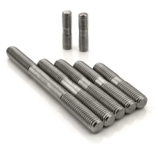 Шпилька стальная для ввертывания в мягкий металл с клеевым стопором оцинкованная исп.1 38ХА М3х24 мм ОСТ 1 31813-80