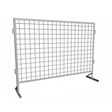 Защитное ограждение мобильное оцинкованное (Ц) 2050х400х1800х3,8х100х100 мм